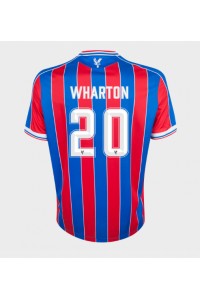 Crystal Palace Adam Wharton #20 Jalkapallovaatteet Kotipaita 2025-26 Lyhythihainen